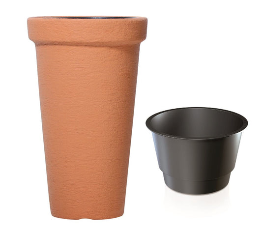 Prosperplast CLASSIC TOWER virágcserép, téglavörös, 30 cm