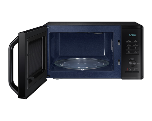 Samsung MG23K3515AK/EO Grill szabadonálló mikrohullámú sütő Browning Plus funkcióval 23L, fekete