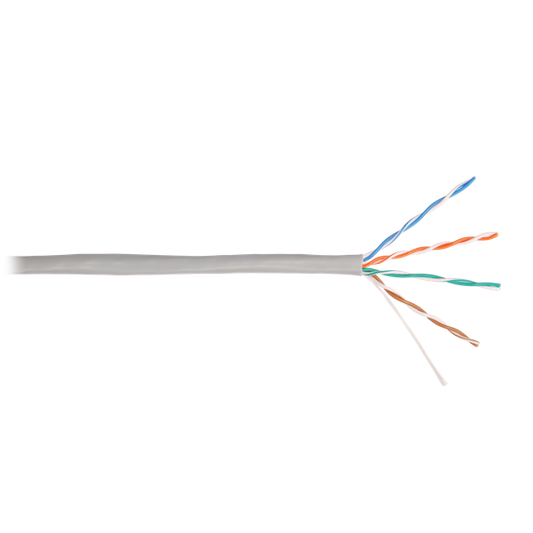 NIKOMAX Falikábel U/UTP CAT5e PVC, BC, 24AWG, beltéri, 305m, szürke