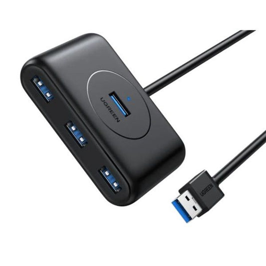 UGREEN USB 3.0 HUB 4 port, USB-A, 1m, fekete