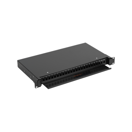 NIKOMAX Optikai patch panel Simplex, SC/LC 48 port, kihúzható, fekete