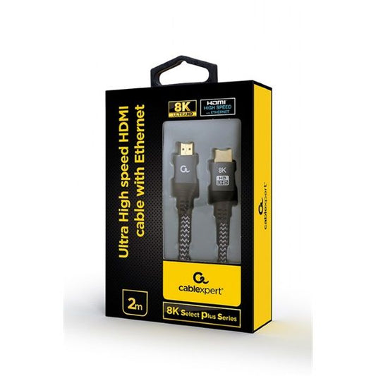 GEMBIRD Kábel HDMI - HDMI FLAT 8K@60Hz, M/M, 2m, fekete