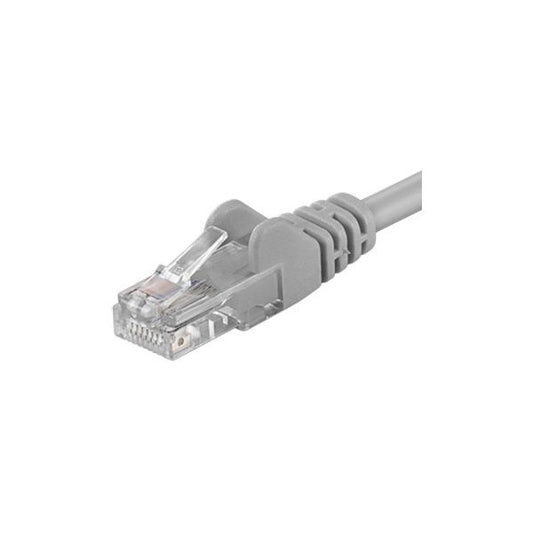 PREMIUMCORD Patch Kábel UTP, CAT6, 5m, szürke