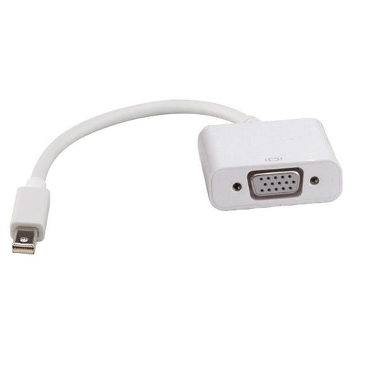 ROLINE Adapter Mini DisplayPort DP - VGA, 2K@60Hz, M/F, fehér