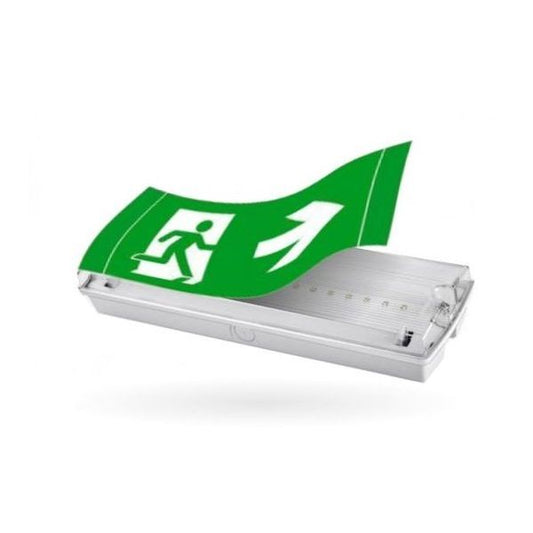 OPTONICA LED Vészkijárati lámpa, 3 órás vészhelyzeti üzemidővel