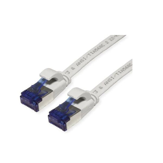 VALUE Patch kábel FTP CAT6a lapos kivitel 5m, szürke