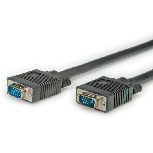 STANDARD Kábel VGA - VGA HD15 M, M/M 2m, fekete