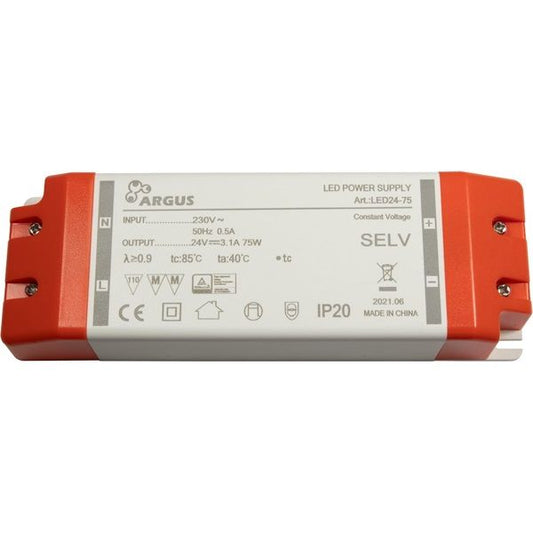 ARGUS LED driver, LED24-75, 24V, 75W
