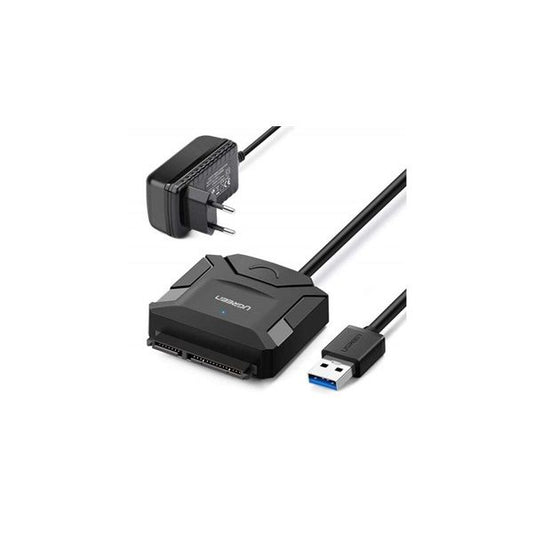 UGREEN USB 3.0 adapter USB-A - SATA 2,5" - 3,5" Konverter, fekete
