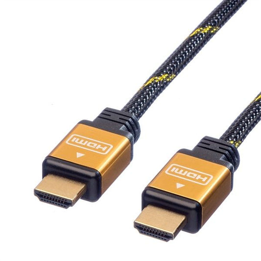 ROLINE Kábel HDMI High Speed, Premium, 2K@60Hz, M/M,  20m, fekete