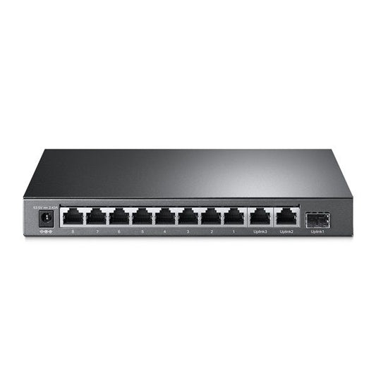 TP-LINK PoE Switch 8x100Mbps (8xPOE+) + 2x1000Mbps + 1xGigabit SFP, TL-SL1311MP
