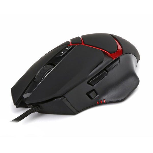 VARR Gaming Egér, vezetékes, 3200 DPI, 8 gombos, gamer, fekete