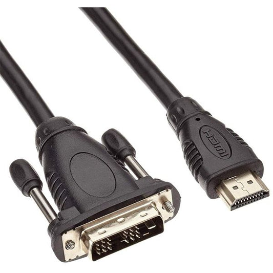 PREMIUMCORD Kábel HDMI - DVI-D, 19 pin (18+1), 1080p@50Hz, M/M,  2m, fekete