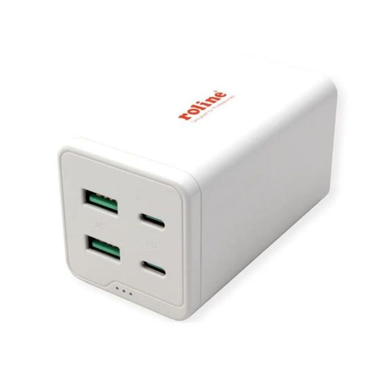 ROLINE Fali töltő, 2x USB-A 3.0 + 2x USB-C, 120W, fehér