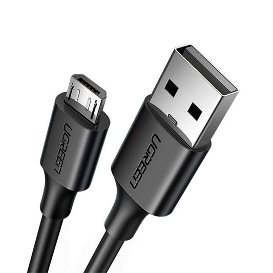 UGREEN Kábel USB 2.0 USB-A - Micro USB, M/M, 3m fekete