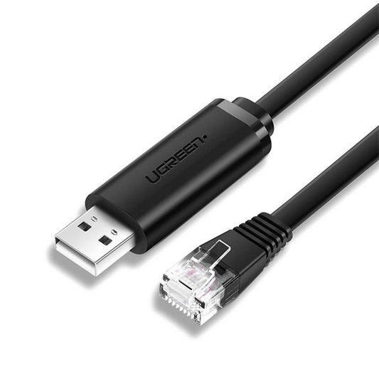 UGREEN Kábel USB-A - RJ45, M/M, 3m, fekete