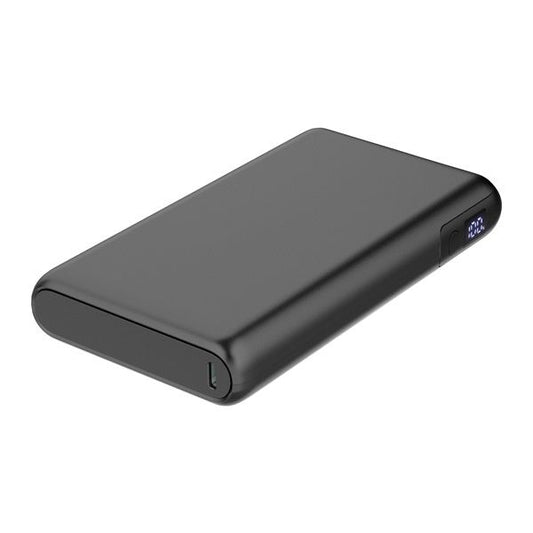 PLATINET Power Bank hordozható töltő 30000mAh, 2 USB-C, 1 USB-A, 100W, PD, QC, Li-Ion, fekete