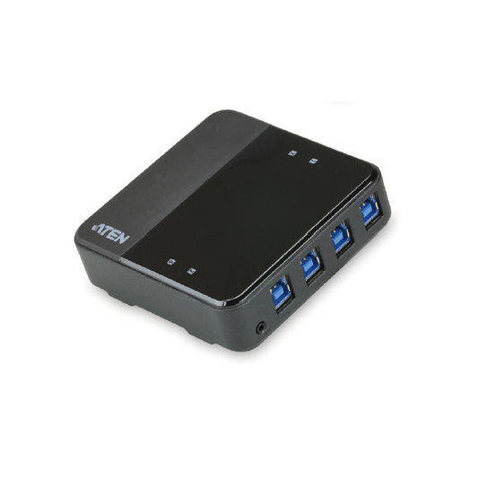 ATEN Switch USB Periféria Elosztó USB 3.2 Gen1, 4 port / 4eszköz - US434