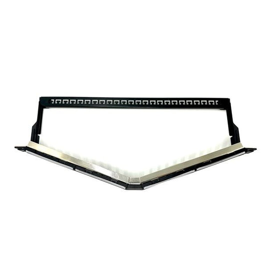 NIKOMAX Patch panel STP, Keystone, 24 portos, 1U, döntött/hajlított