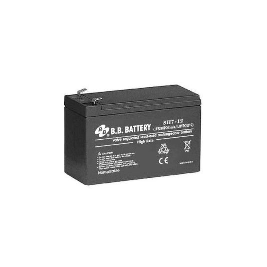 BB AGM akkumulátor 12V  7Ah SH7-12 T2