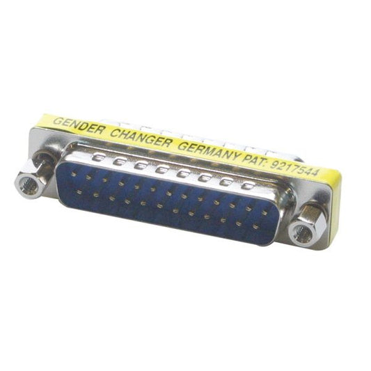 ROLINE Adapter D-SUB DB-25 - DB-25, 25 pin, M/M, ezüst
