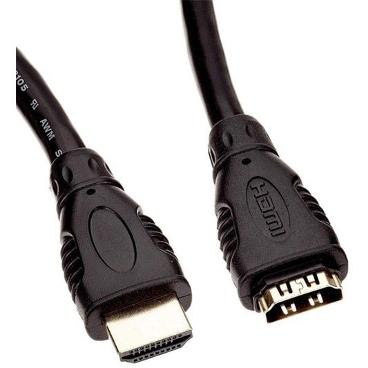 PREMIUMCORD kábel HDMI - HDMI hosszabbító, 4K@30Hz, 10Gb/s  M/F, 2m, fekete