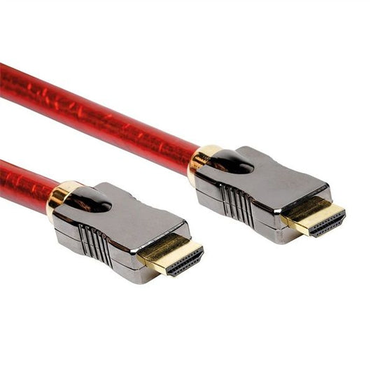 ROLINE Kábel HDMI 2.0 HDMI - HDMI, Ultra High Speed Ethernettel, 8K@60Hz, M/M,   3m, fekete