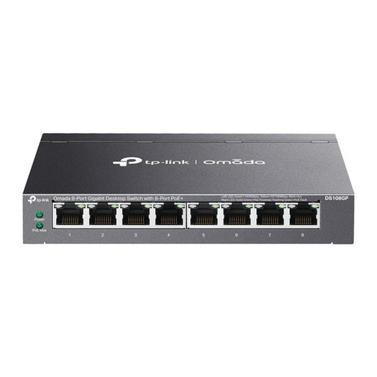TP-LINK OMADA Switch 8x 1000Mbps PoE+ Unmanaged DS108GP