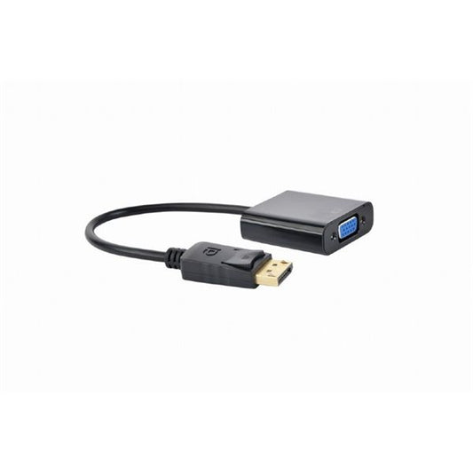 GEMBIRD Adapter DisplayPort 1.1a DP - VGA, 1080p@60Hz, M/F, 0,1m, fekete