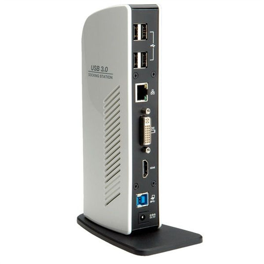 ROLINE Dokkoló állomás USB 3.2 Gen 1, fekete/fehér