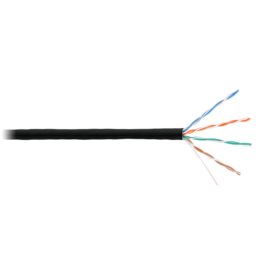NIKOMAX Falikábel U/UTP CAT5e BC, 24AWG, PE, kültéri, 305m, fekete
