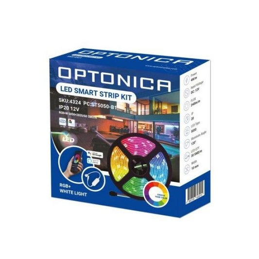 OPTONICA LED Szalag WiFi, 90Led/m, 6W/m, 12V, 5050 RGB+CCT 3m Szett, - ST4326