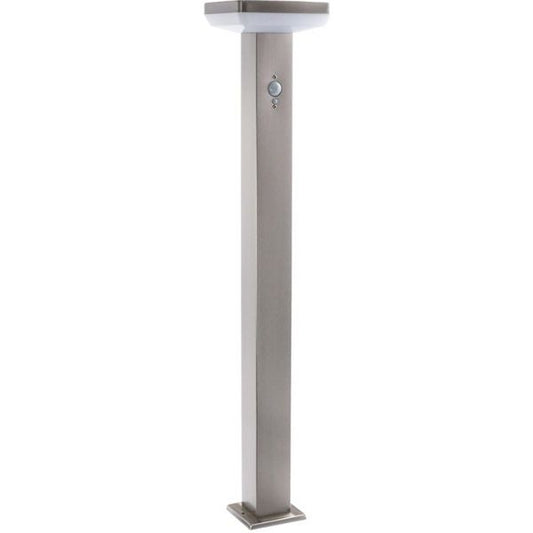 OPTONICA LED Lámpa, kültéri, napelemes, solar lámpa, rögzíthető, SS-szálcsiszolt alumínium 4,4W