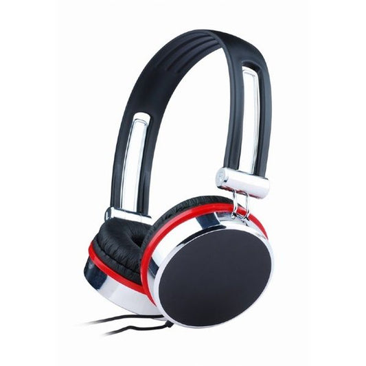 GEMBIRD Headset, Jack, Sztereó fejhallgató, Stereo Headset, ezüst-fekete