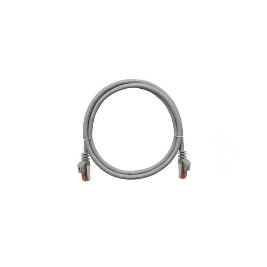 NIKOMAX Patch kábel S/FTP CAT6a LSOH, Essential Series,  10m, szürke