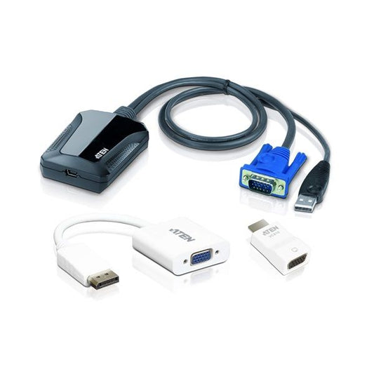 ATEN USB Konzol laptop adapter, adapterekkel