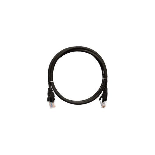 NIKOMAX Patch kábel S/FTP, CAT6a, PVC,   0,5m, fekete
