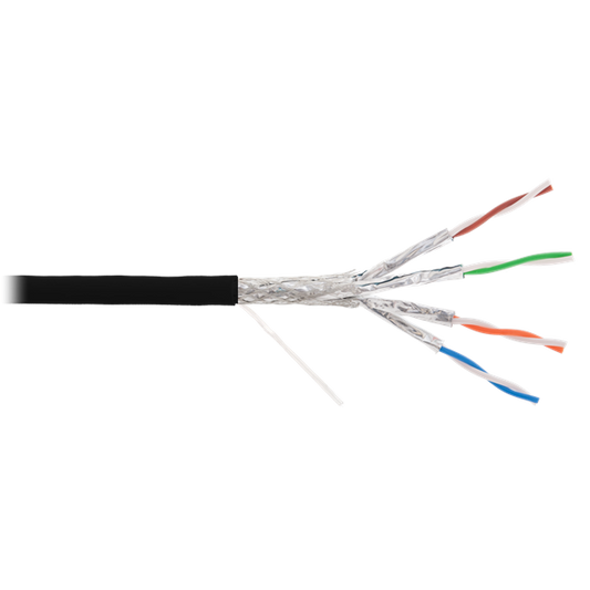 NIKOMAX Falikábel S/FTP CAT6a, 23AWG, 500 Mhz, LSZH, beltéri/kültéri, 500m, fekete