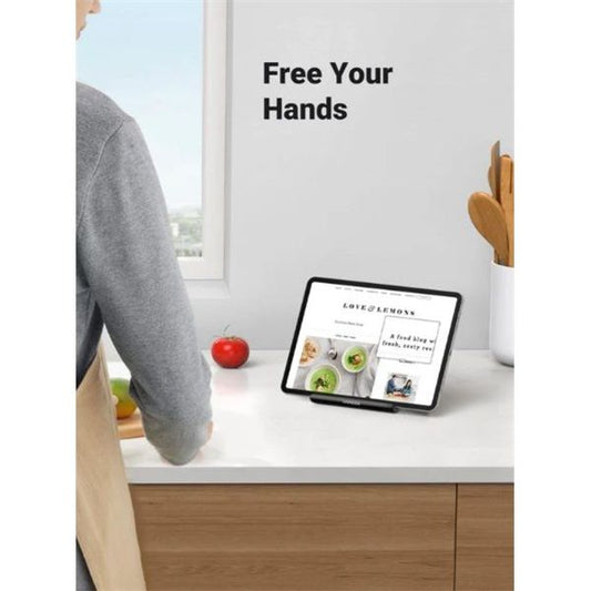 UGREEN Tablet állvány állítható, összecsukható, fekete