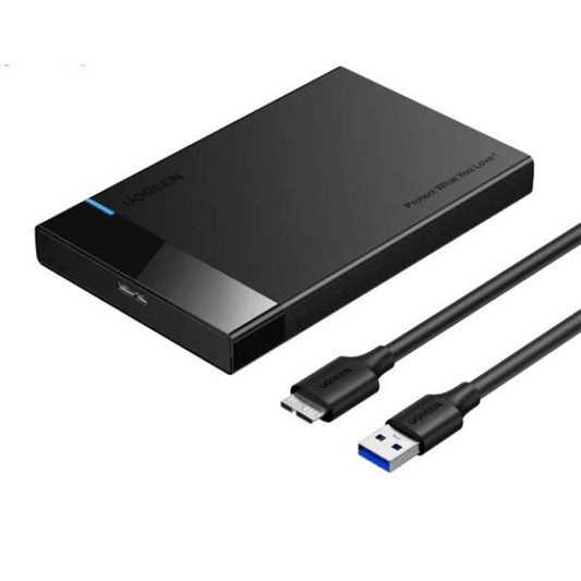 UGREEN Külső HDD ház USB 3.0 2.5", fekete