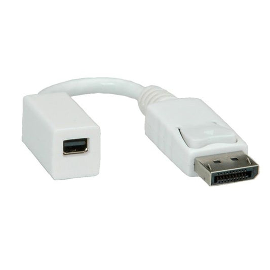 ROLINE Adapter DisplayPort DP - mini DisplayPort, mini DP, 4K@30Hz, F/M, fehér