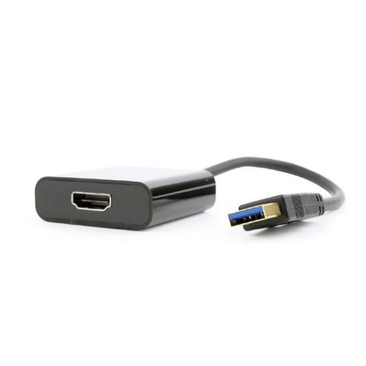 GEMBIRD USB 3.0 USB-A - HDMI Adapter, 1080p@60Hz, M/F, fekete