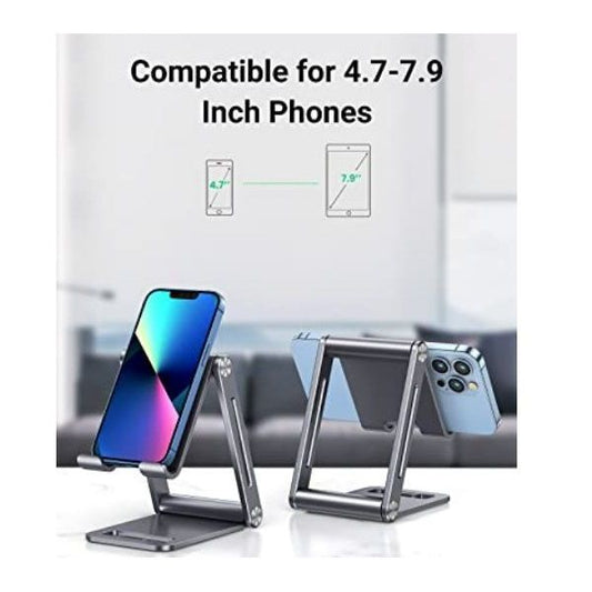 UGREEN Telefon állvány, állítható, összecsukható, Aluminium, szürke