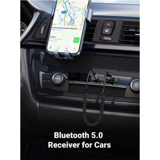 UGREEN adapter Aux - Bluetooth v5.3, USB audio adapter, kihangosító, 3,5mm Jack, autós, mikrofonnal, szürke