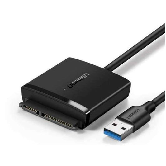 UGREEN USB 3.2 Gen 1 adapter USB-A - SATA 2,5" - 3,5" Konverter, 5 Gbps, fekete