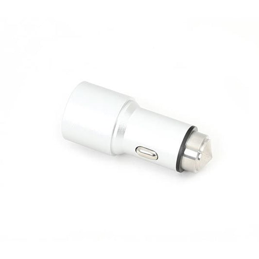 OMEGA USB autós töltő, 2 portos, 2.1A, ezüst