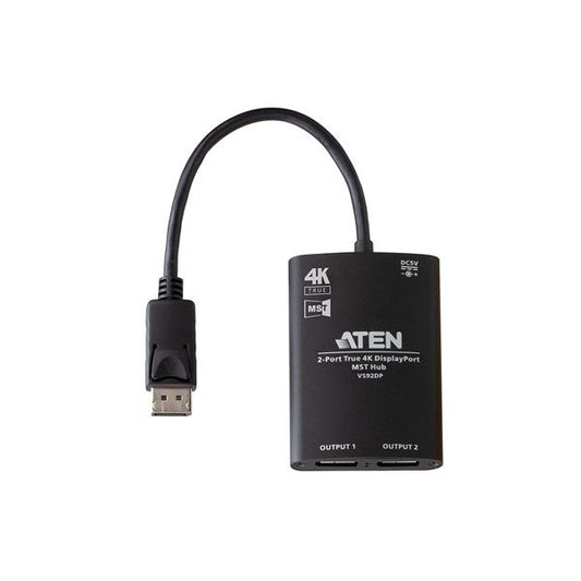 ATEN VanCryst Splitter 2-Port True 4K DisplayPort MST Hub