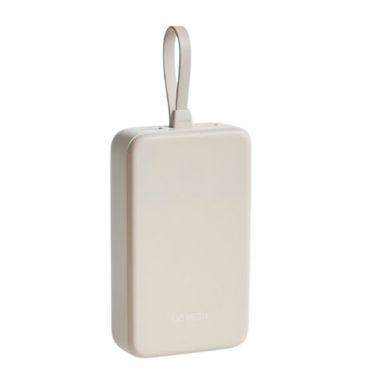 UGREEN Power Bank hordozható töltő 20000 mAh, 30W, USB-C, USB-A, fehér