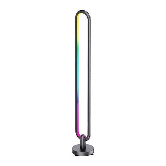 OPTONICA LED Lámpa, Álló, beltéri, bluetooth, dimmelhető, távirányítóval, zene funkcióval, 20W, RGB, 500 Lm - 237