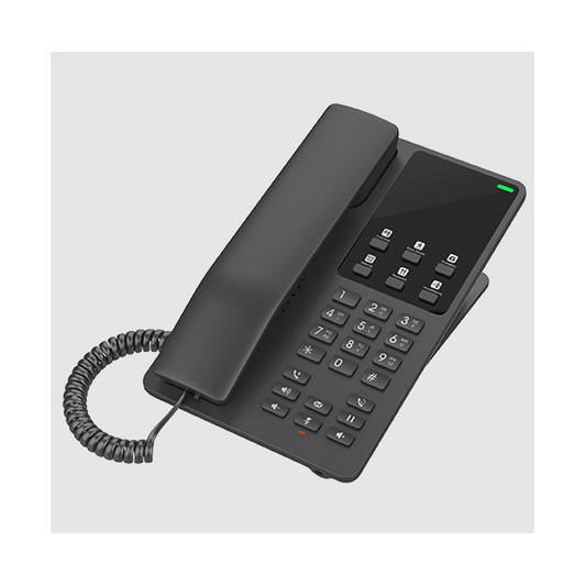 GRANDSTREAM VoIP Szállodatelefon, Fekete - GHP621